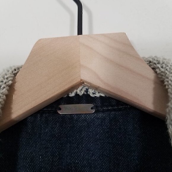 Free People Removable Hoodie Jean Jacket - Picture 2 of 5